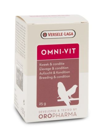 Versele Laga Omnivit Kuşlar için Kondüsyon Vitamini 25 Gr