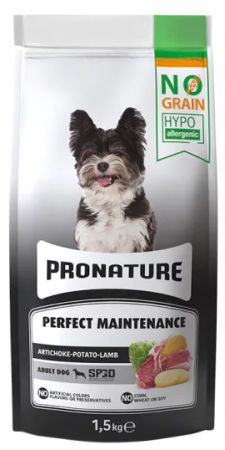 Pronature Hypo-Allergenic Tahılsız Kuzu Etli Yetişkin Köpek Maması 1.5 Kg