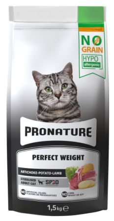 Pronature Sterilised Tahılsız Kuzu Etli Kısırlaştırılmış Yetişkin Kedi Maması 1.5 Kg