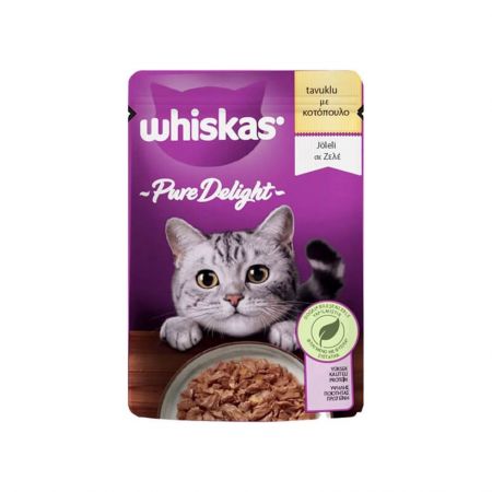 Whiskas Pure Delight Tavuklu Kedi Maması 85 gr