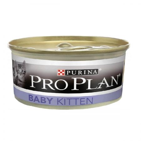 Pro Plan Baby Kitten Tavuk Etli Yavru Kedi Konservesi 85 Gr x 24 Adet