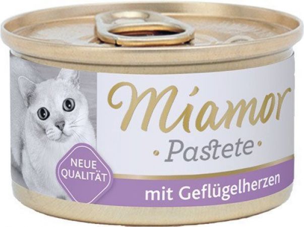 Miamor Pastete Yürekli Konserve Kedi Maması 85 gr