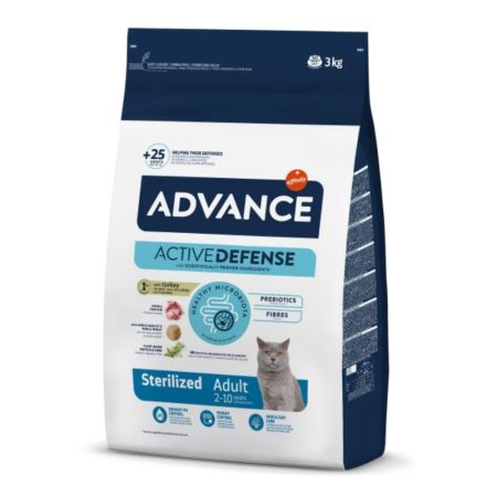 Advance Hindili Kısırlaştırılmış Yetişkin Kedi Maması 3 kg