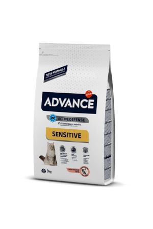 Advance Sensitive Care Somonlu Yetişkin Kedi Maması 3 kg