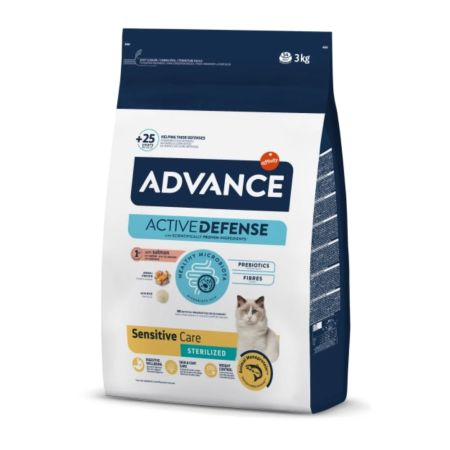 Advance Sensitive Care Somonlu Kısırlaştırılmış Yetişkin Kedi Maması 3 kg
