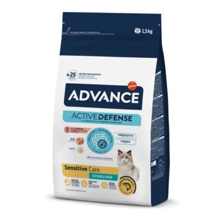 Advance Sensitive Care Somonlu Kısırlaştırılmış Yetişkin Kedi Maması 1,5 kg
