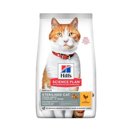 Hill's Young Sterilised Tavuklu Kısırlaştırılmış Kedi Maması 10 kg