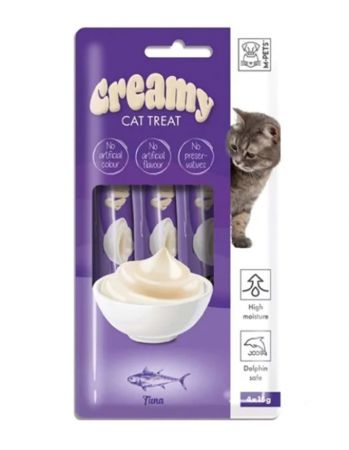 M-PETS Ton Balıklı Sıvı Kedi Ödül Maması 15gr (4'lü paket)