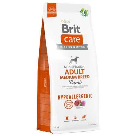 Brit Care Hypoallergenic Adult Medium Bread Kuzulu Yetişkin Köpek Maması 12 kg