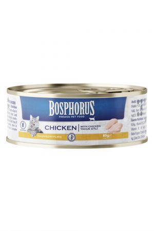 Bosphorus Tavuk Etli Tahılsız Kedi Konservesi 85 gr
