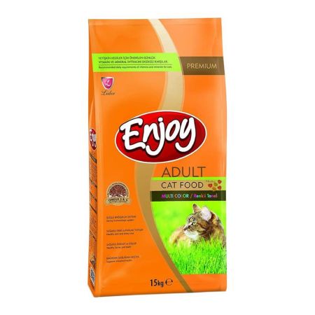 Enjoy Multi Colour Kedi Maması 15 kg