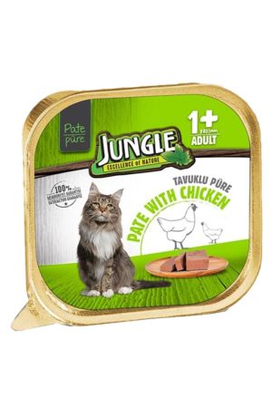 Jungle Pate Ezme Tavuklu Kedi Konserve 32x100g