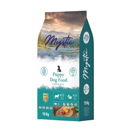 Mystic Az Tahıllı Yavru Köpek Maması Kuzu 15Kg