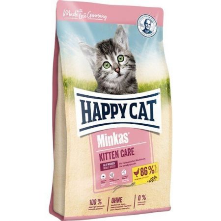 Happy Cat Minkas Kitten Care Tavuklu Yavru Kedi Maması 10 KG
