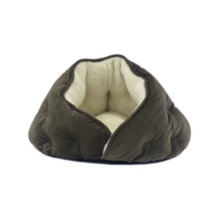 Pet Comfort Paris Kedi ve Köpek Yatağı Kahverengi 60cm