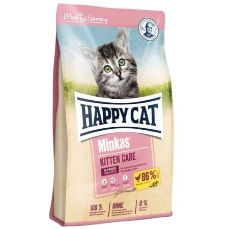 Happy Cat Minkas Kitten Care Tavuklu Yavru Kedi Maması 1.5 KG