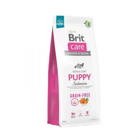 Brit Care Skin & Coat Tahılısz Somonlu Yavru Köpek Maması 12 Kg