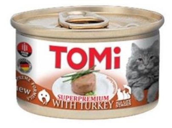 Tomi Hindili Ezme Yetişkin Kedi Konservesi 85 Gr
