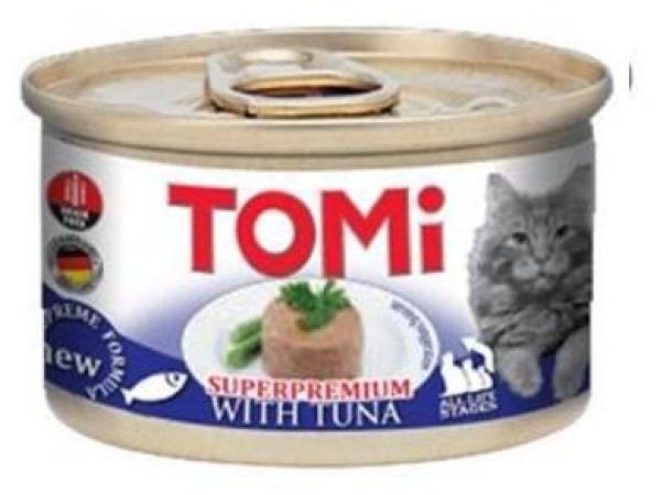 Tomi Ton Balıklı Ezme Yetişkin Kedi Konservesi 85 Gr
