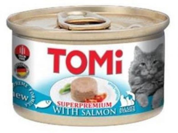 Tomi Somonlu Ezme Pate Yetişkin Kedi Konservesi 85 Gr