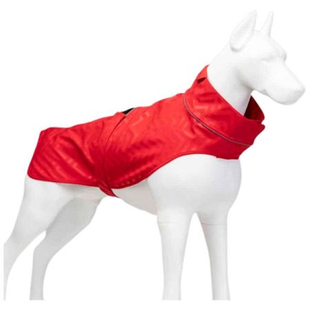 Lindo Dogs Softshell Red Stripe Köpek Yağmurluğu Kırmızı Beden 3