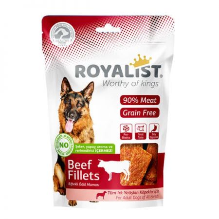 Royalist Biftek Fileto Yumuşak Tahılsız Köpek Ödülü 80 Gr