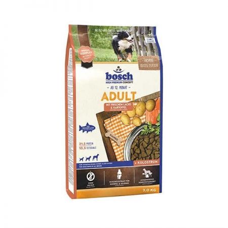 Bosch Adult Glutensiz Somon Balıklı Patatesli Yetişkin Köpek Maması 3 Kg