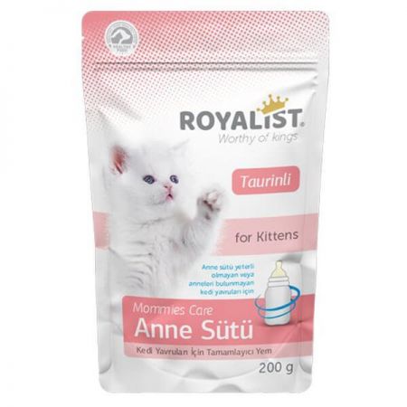 Royalist Taurinli Yavru Kediler için Anne Sütü Ek Besin Takviyesi 200 Gr