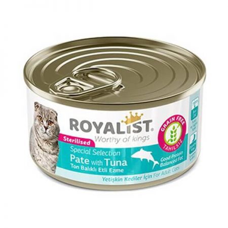 Royalist Ton Balıklı Ezme Tahılsız Yetişkin Kedi Konservesi 80 gr