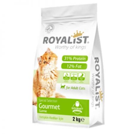 Royalist Premium Gourmet Renkli Taneli Yetişkin Kedi Maması 2 Kg