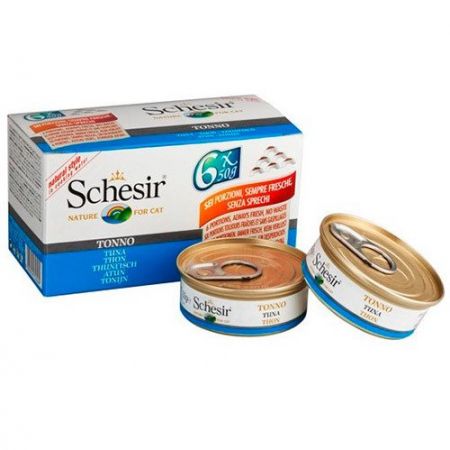 Schesir Multipack Tuna Konserve Kedi Maması 6x50 Gr