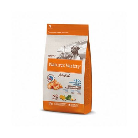 Natures Variety Dog Meat Boost Somonlu Tahılsız Yetişkin Köpek Maması 1.5 Kg