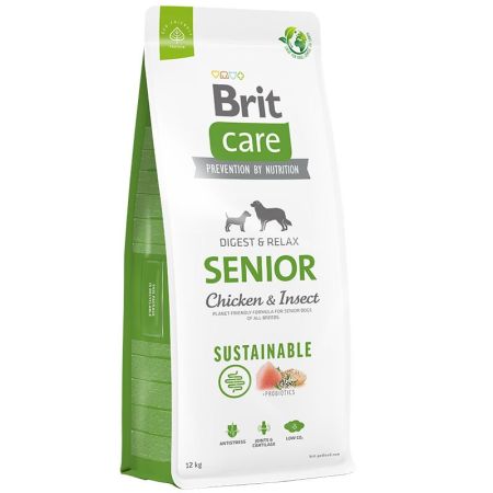 Brit Care Dog Sustainable Senior Chicken Insect 12 Kg Yaşlı Köpek Maması