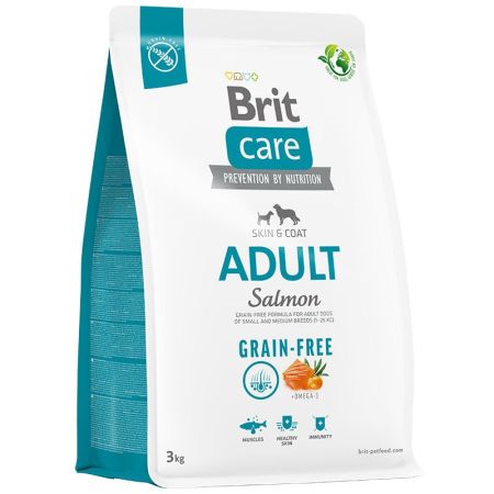 Brit Care Dog Grain Free Adult Salmon 3 Kg Köpek Maması