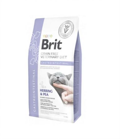 Brit Veterinary Diets Gastrointestinal Tahılsız Ringa Balıklı Kedi Maması 5 Kg