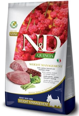 N&D Quinoa Kilo Problemli Kuzulu Tahılsız küçük Irk Yetişkin Köpek Maması 2,5 Kg