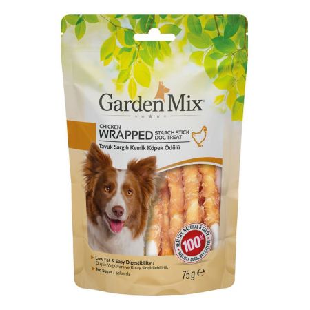 Garden Mix Tavuk Sargılı Kemik Köpek Ödülü 75 Gr