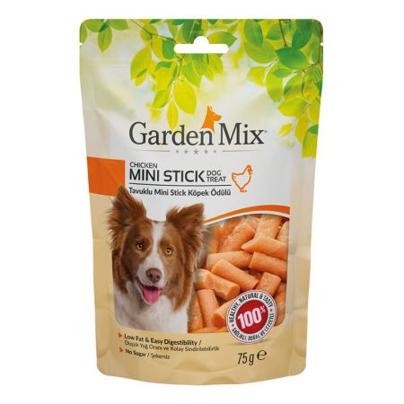 Garden Mix Tavuklu Mini Stick Köpek Ödülü 75 Gr