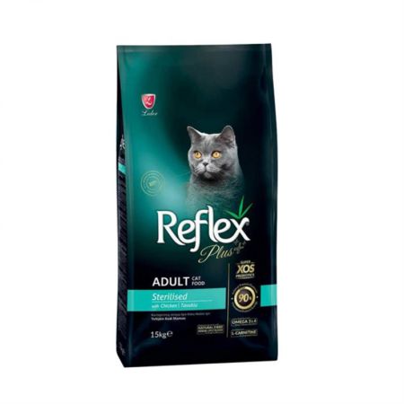 Reflex Plus Tavuklu Kısırlaştırılmış Kedi Maması 15 kg