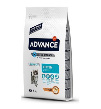 Advance Kitten Tavuklu ve Pirinçli Yavru Kedi Maması 10 Kg