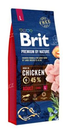 Brit Premium By Nature Adult L Chicken Rice 15 Kg