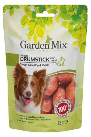 Garden Mix Tavşan Budu Düşük Yağlı Şekersiz Köpek Ödül Maması 75 Gr