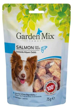 Garden Mix Somonlu Düşük Yağlı Şekersiz Köpek Ödül Maması 75 Gr