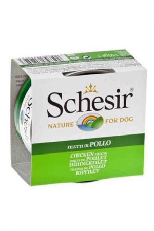 Schesir Jelly Pouch Tavuklu Fileto Konserve Yetişkin Köpek Maması 150 Gr