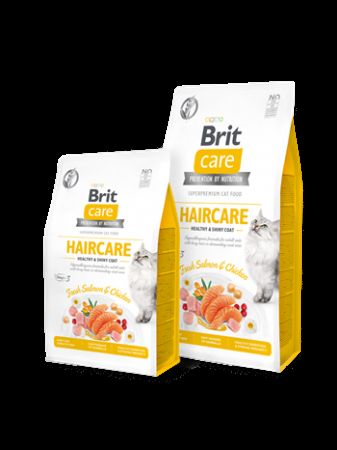 Brit Care  Haircare Hypo_Allergenic Deri ve Tüy sağlığı için Tahılsız Yetişkin Kedi Maması 2 kg