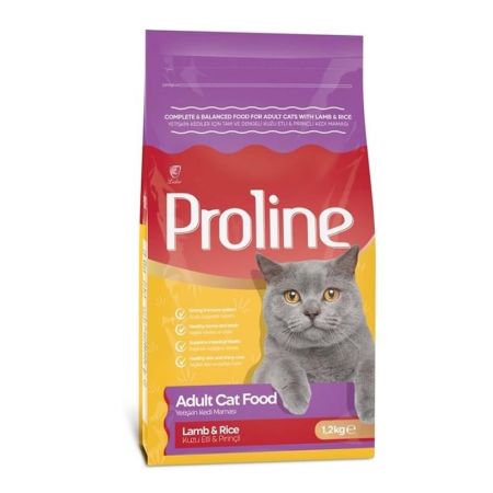 Proline Adult Kuzu ve Pirinçli Yetişkin Kedi Maması 1.2 Kg