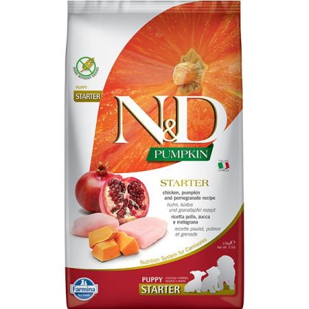 N&D Pumpkin Starter Tavuk ve Narlı Anne ve Yavru Köpek Maması 2.5 Kg