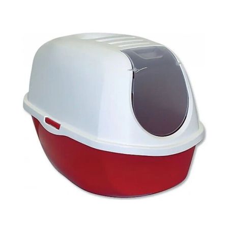 Moderna Smart Kapalı Kedi Tuvaleti Kırmızı 40x54x41 Cm