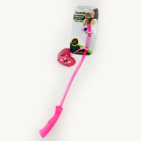 Euro Cat Plastik Saplı Kalpli Kedi Oltası 40 Cm