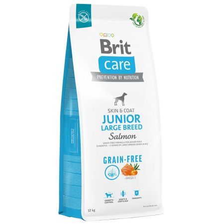 Brit Care Dog Grain Free Junior Large Breed Salmon 12 Kg Yavru Köpek Maması